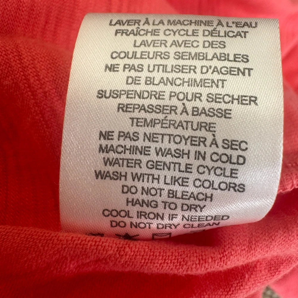 Fleur Bleue Size XL Coral Sleeveless V-Neck Maxi Dress or Coverup. EUC
